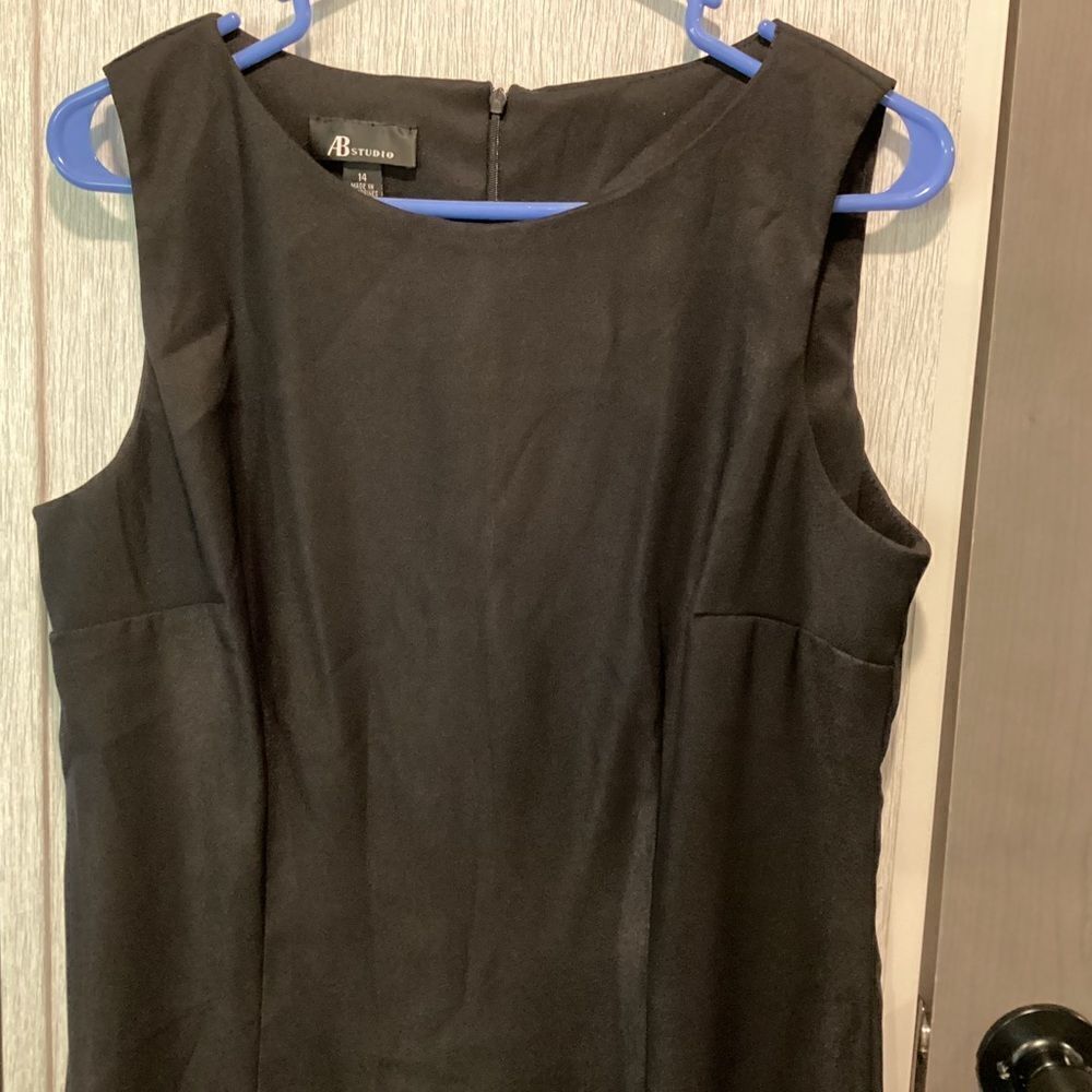 Nwot. Abstudio Women’s Size 14 Sleeveless Black Dress — image 5 of 8